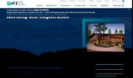 
							         Advising and Registration | Sierra Nevada College								  
							    