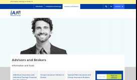 
							         Advisor & Broker - Information & Tools | iA Financial Group								  
							    