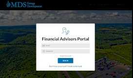 
							         Advisor Portal – MDS Energy Development								  
							    
