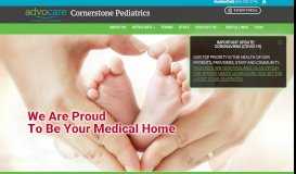 
							         Advocare Cornerstone Pediatrics: Home								  
							    