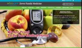 
							         Advocare Dover Family Medicine: Home								  
							    