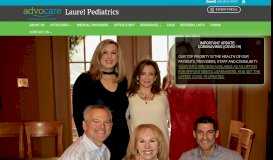 
							         Advocare Laurel Pediatrics: Home								  
							    