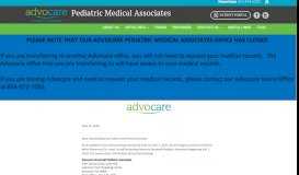 
							         Advocare Pediatric Medical Associates: Home								  
							    