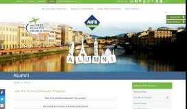 
							         Advocate - AIFS Study Abroad Alumni								  
							    