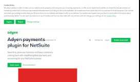 
							         Adyen payments for NetSuite - Adyen								  
							    