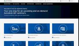 
							         AEC Industry Webinar Portal l Autodesk								  
							    