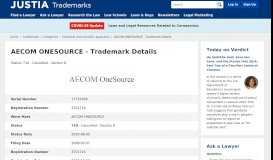 
							         AECOM ONESOURCE Trademark of AECOM Technology Corporation ...								  
							    