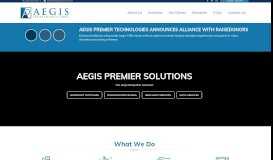 
							         Aegis Premier Solutions								  
							    