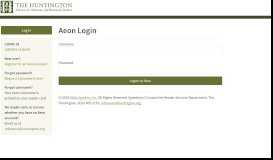 
							         Aeon - Login								  
							    