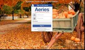 
							         Aeries - Acalanes Union High School District								  
							    