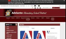 
							         Aeries - Adelanto Elementary School District								  
							    