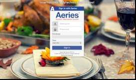 
							         AERIES Admin Login - Aeries ASP Portals - Aeries Software								  
							    