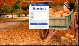 
							         Aeries - Center Joint Unified School District								  
							    
