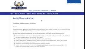 
							         Aeries Communications - Hawthorne School								  
							    