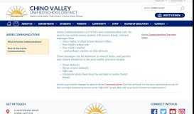 
							         Aeries Communications Information - Chino Valley Unified School ...								  
							    