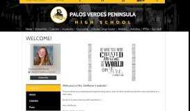 
							         Aeries – Jaymee Johnson – Palos Verdes Peninsula High School								  
							    