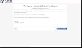 
							         Aeries Online Enrollment - Aeries Software								  
							    