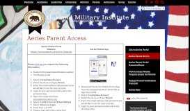 
							         Aeries Parent Portal Account Registration - Oakland Military Institute ...								  
							    