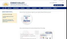 
							         Aeries Parent Portal - Chino Valley Unified School District								  
							    