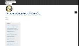 
							         Aeries Parent Portal - Cucamonga Middle School - School Loop								  
							    