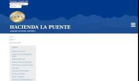 
							         Aeries Parent Portal - Hacienda La Puente Unified School District								  
							    