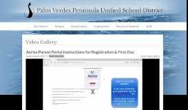 
							         Aeries Parent Portal Instructions for Registration & First Day | Palos ...								  
							    