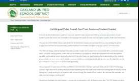 
							         Aeries Parent Portal / Virtual Report Cards								  
							    