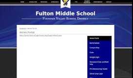 
							         Aeries Portal – Students – Fulton Middle School								  
							    
