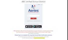 
							         Aeries: Portals - ABC Unified School District								  
							    