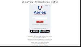 
							         Aeries: Portals - Chino Valley Aeries Portals Landing Page								  
							    