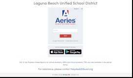 
							         Aeries: Portals - Laguna Beach Unified School District								  
							    