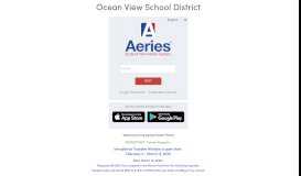 
							         Aeries: Portals - Ocean View School District								  
							    