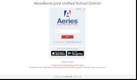 
							         Aeries: Portals - Woodland Joint Unified School District								  
							    
