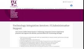 
							         Aeries SIS – Technology Integration Services – San Lorenzo Unified ...								  
							    
