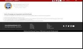 
							         Aeries Web Portal - San Bernardino City Unified School District								  
							    