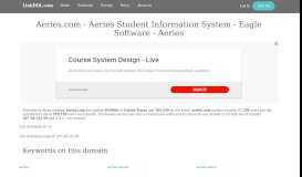 
							         aeries.com - Aeries Student Information System - Eagle Software - Aer								  
							    