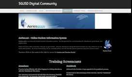 
							         Aeries.net - SGUSD Digital Community								  
							    