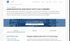 
							         Aeroderivative and Heavy-Duty Gas Turbines | GE Power								  
							    