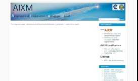 
							         Aeronautical Information Exchange Model (AIXM)								  
							    