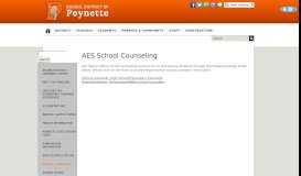
							         AES School Counseling - School District of Poynette								  
							    