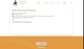 
							         AESD School Board Meeting | Thomas Olaeta								  
							    