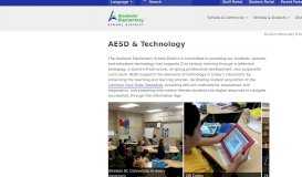 
							         AESD & Technology | Anaheim Elementary School District								  
							    