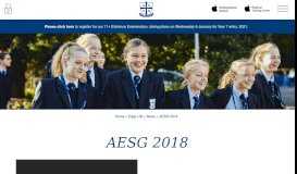 
							         AESG 2018 - Alderley Edge School For Girls								  
							    