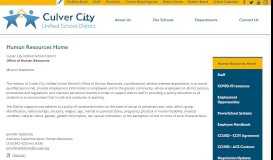 
							         AESOP Substitute Management System – Human Resources – Culver ...								  
							    