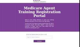 
							         Aetna - Medicare Agent Training								  
							    