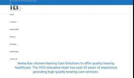 
							         Aetna Members – Hearing Care Solutions								  
							    