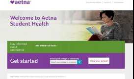 
							         Aetna Student Health: Home								  
							    