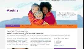 
							         Aetna® Vital Savings: Instant Discounts on Dental Care and ...								  
							    