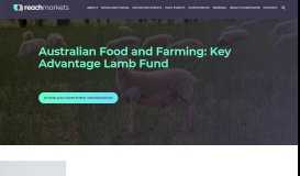 
							         AFF Key Advantage Lamb Fund - Reach Markets								  
							    