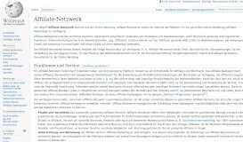 
							         Affiliate-Netzwerk – Wikipedia								  
							    